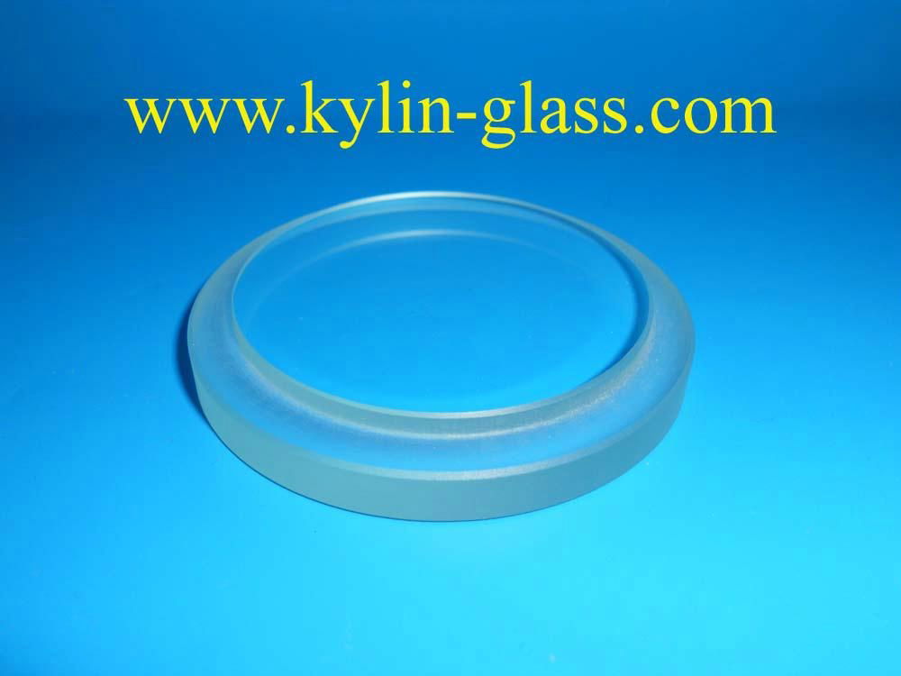 benched glass plate