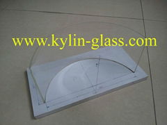 arc glass panel