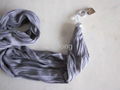 Fashion Scarf Soft and feminine pleated scarf in a lightweight