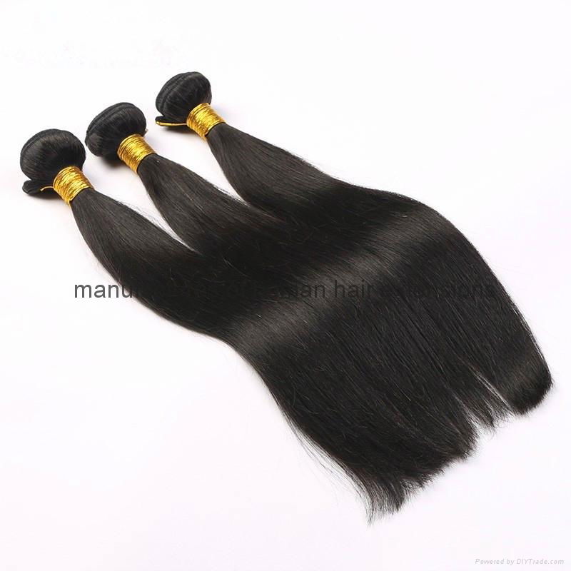 8A unprocessed virgin hair brazilian virgin hair straight 3 bundles human hair 