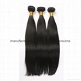 Unprocessed virgin hair Straight 8A Peruvian virgin hair bundle hair weave