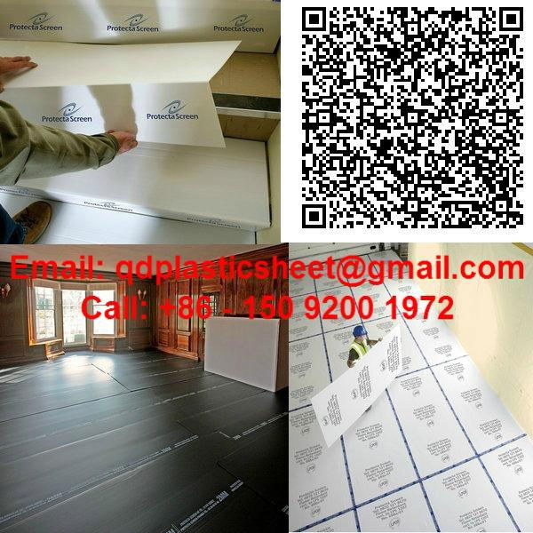 Black Fluted Polypropylene Correx Sheet for Floor Protection 2