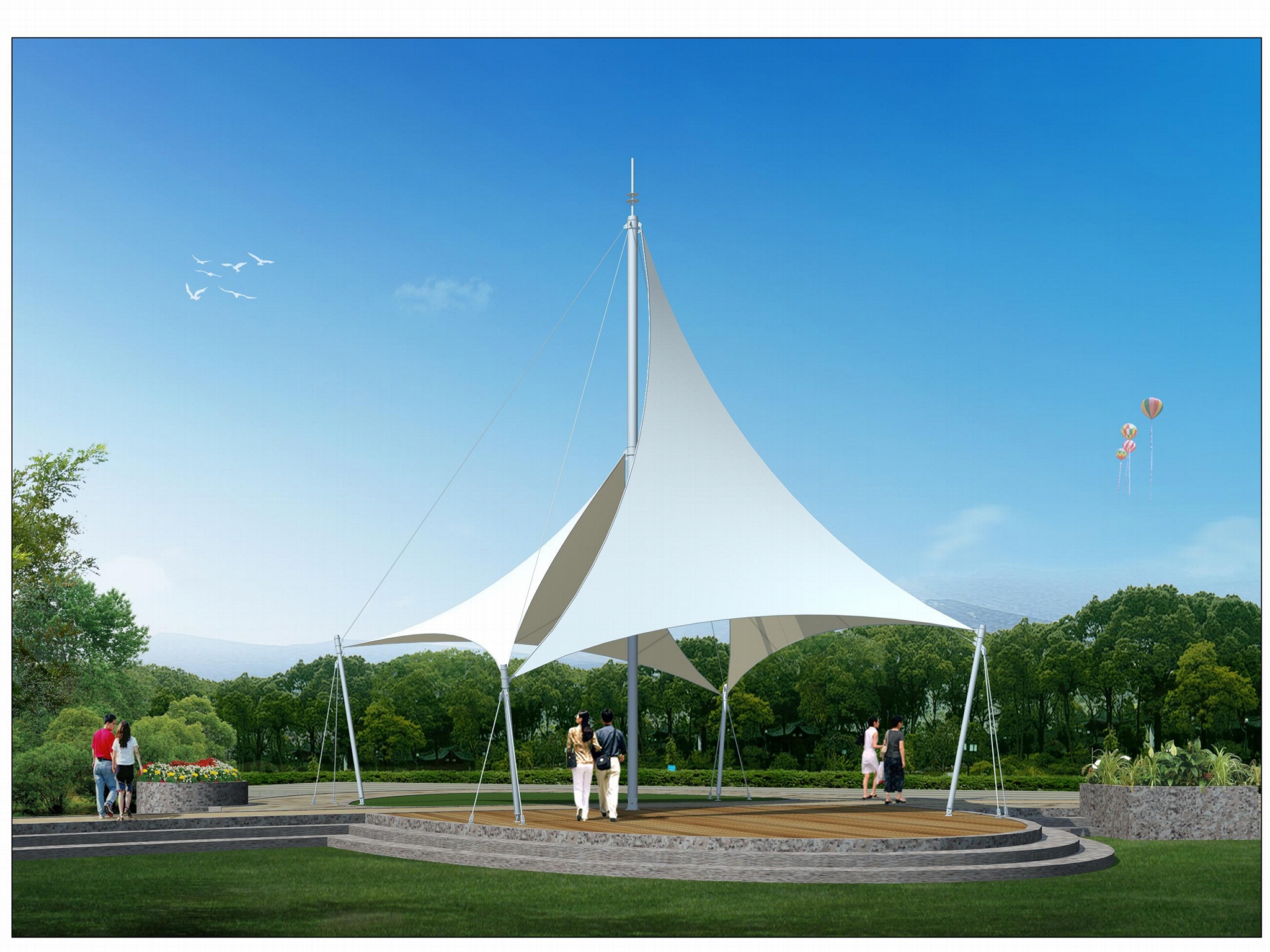 通讯:上线﹗2021/05/19所有产品信息 (20)产品描述膜结构   张拉膜