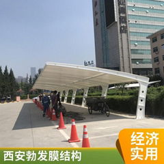 廠家製作小區電瓶車充電停車棚/自行車停車棚