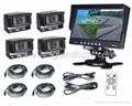 7 inch Car Rear View System with Quad Monitor 1