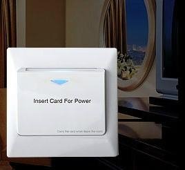 Room card to take power switch