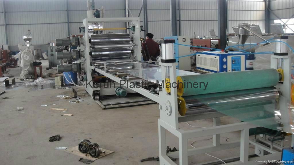 PVC  Transparent Sheet Extrusion Line 4