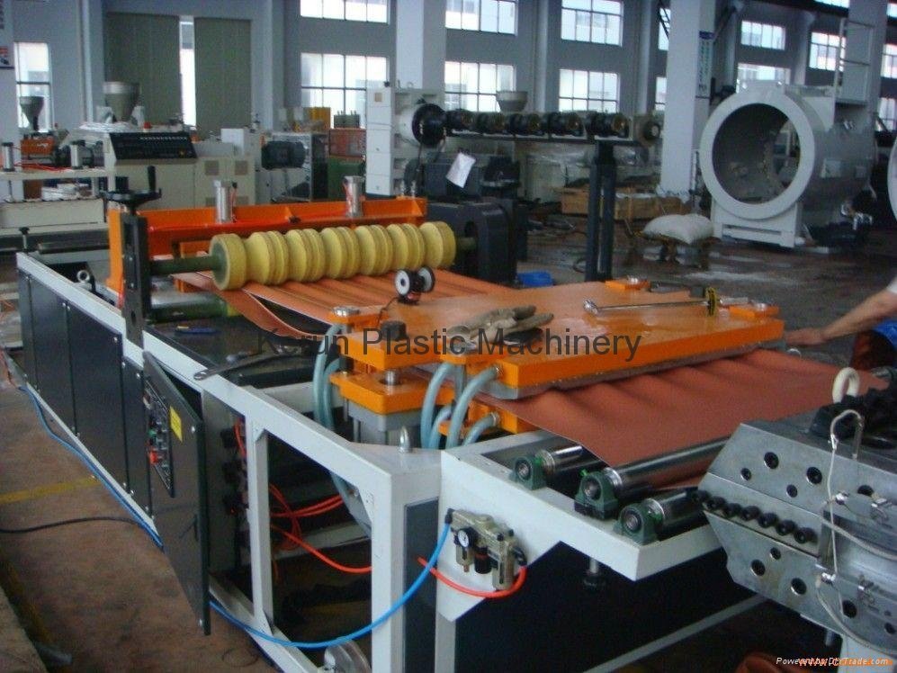 PVC Waved Sheet Extrusion Line 4