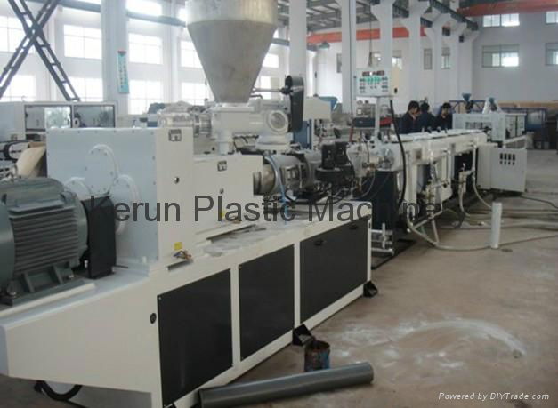 PVC Twin-pipe Extrusion Line 4