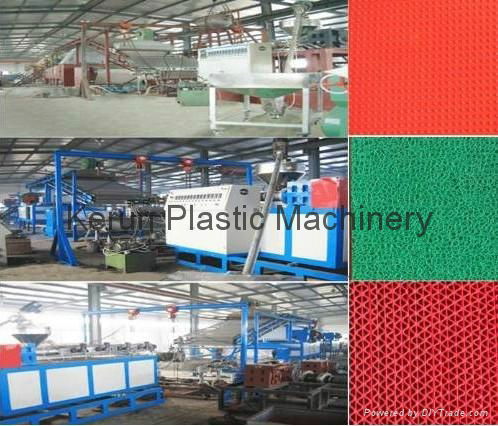 PVC 喷丝地毯生产线 3