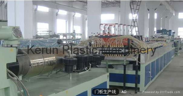 WPC Door Panel Extrusion Line 3