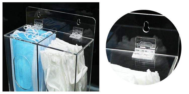 Transparent box disposable latex glove box Acrylic transparent 8