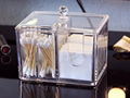 Lucite acrylic cosmetic display stand