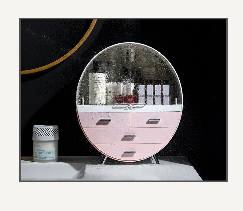 Acrylic cosmetics organizer