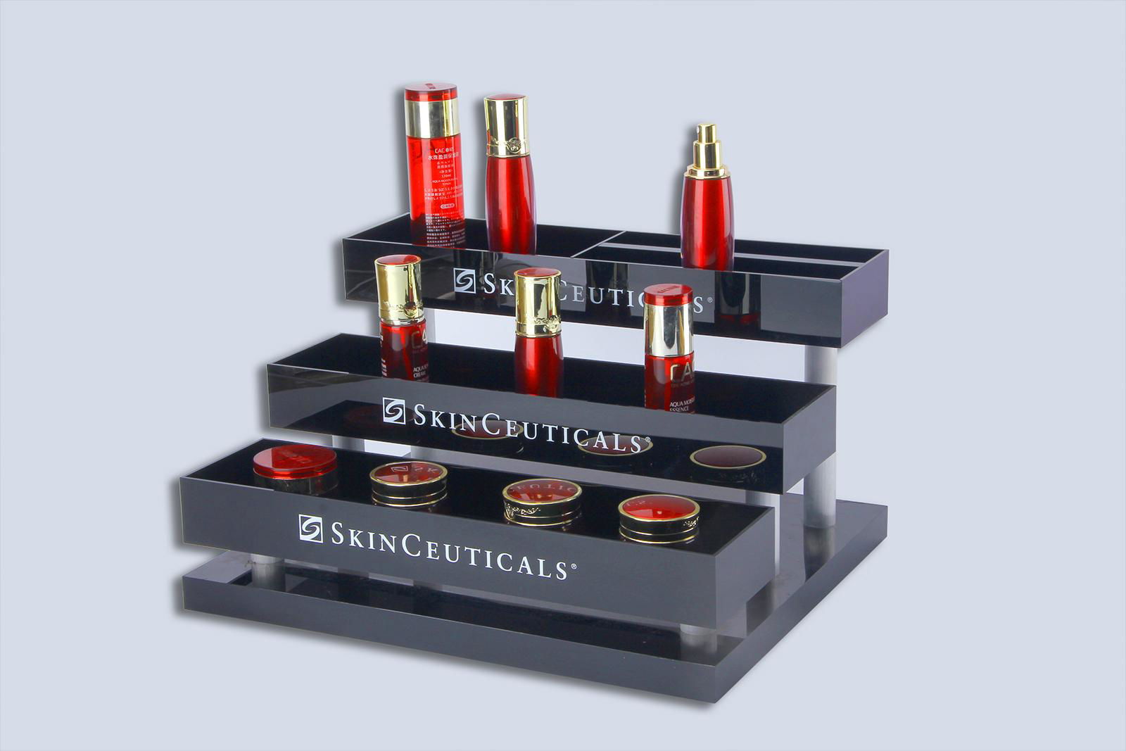 Acrylic Lipstick Organizer display stand Cosmetic box makeup dispenser 4