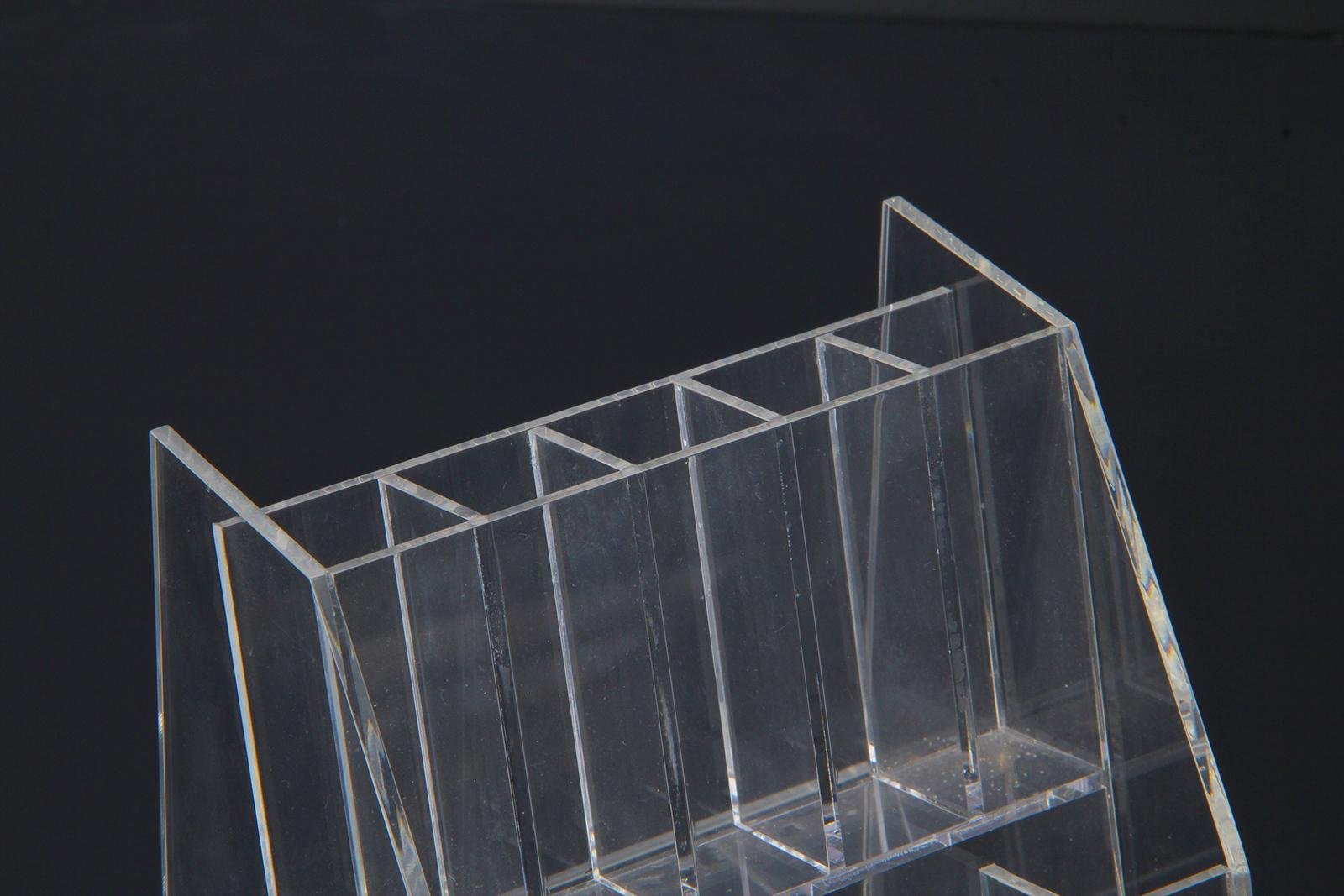 Acrylic cosmetic display stand Acrylic base transparent 3