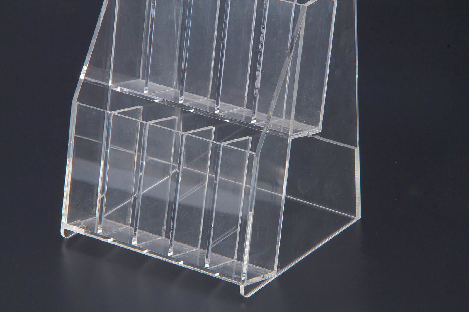 Acrylic cosmetic display stand Acrylic base transparent 4