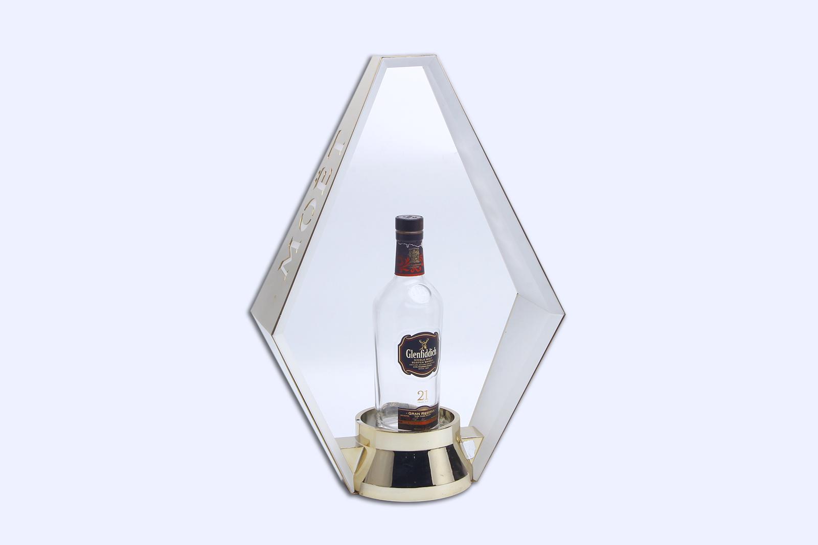 Acrylic wine display stand Acrylic box Window display stand 2