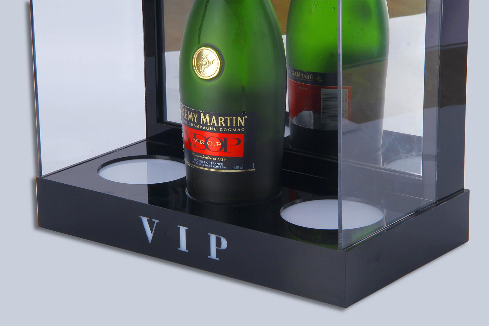 Black vip acrylic wine storage rack Acrylic transparent Acrylic box 2