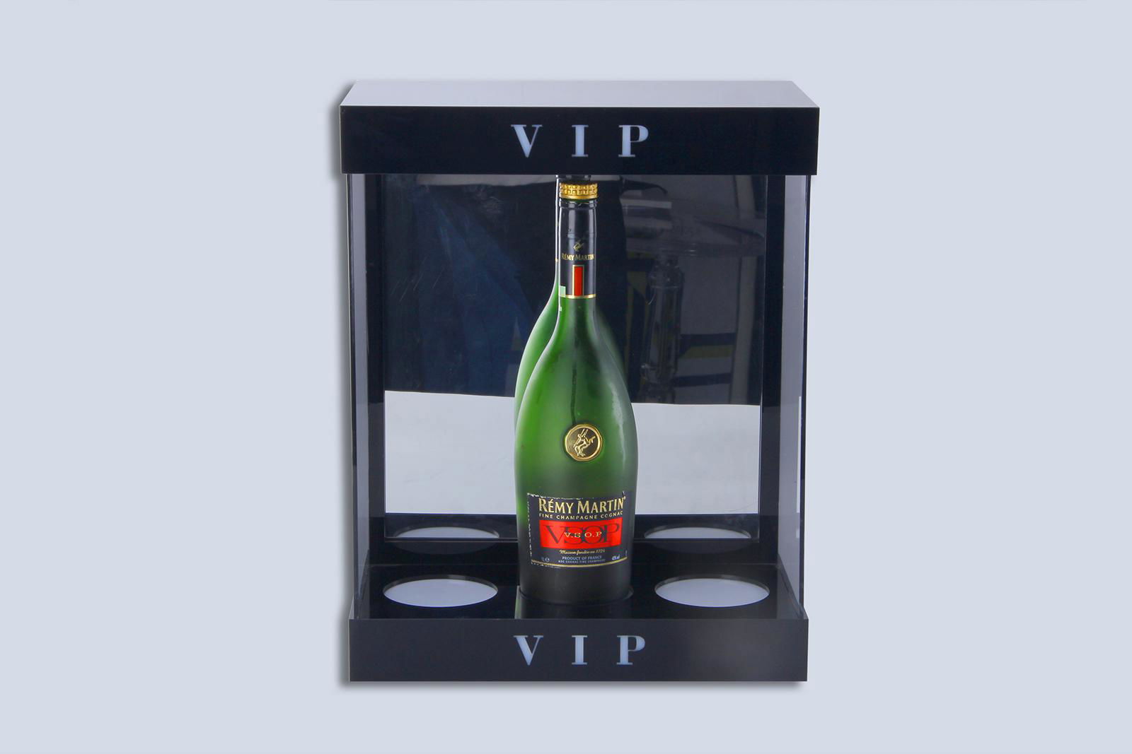Black vip acrylic wine storage rack Acrylic transparent Acrylic box 5