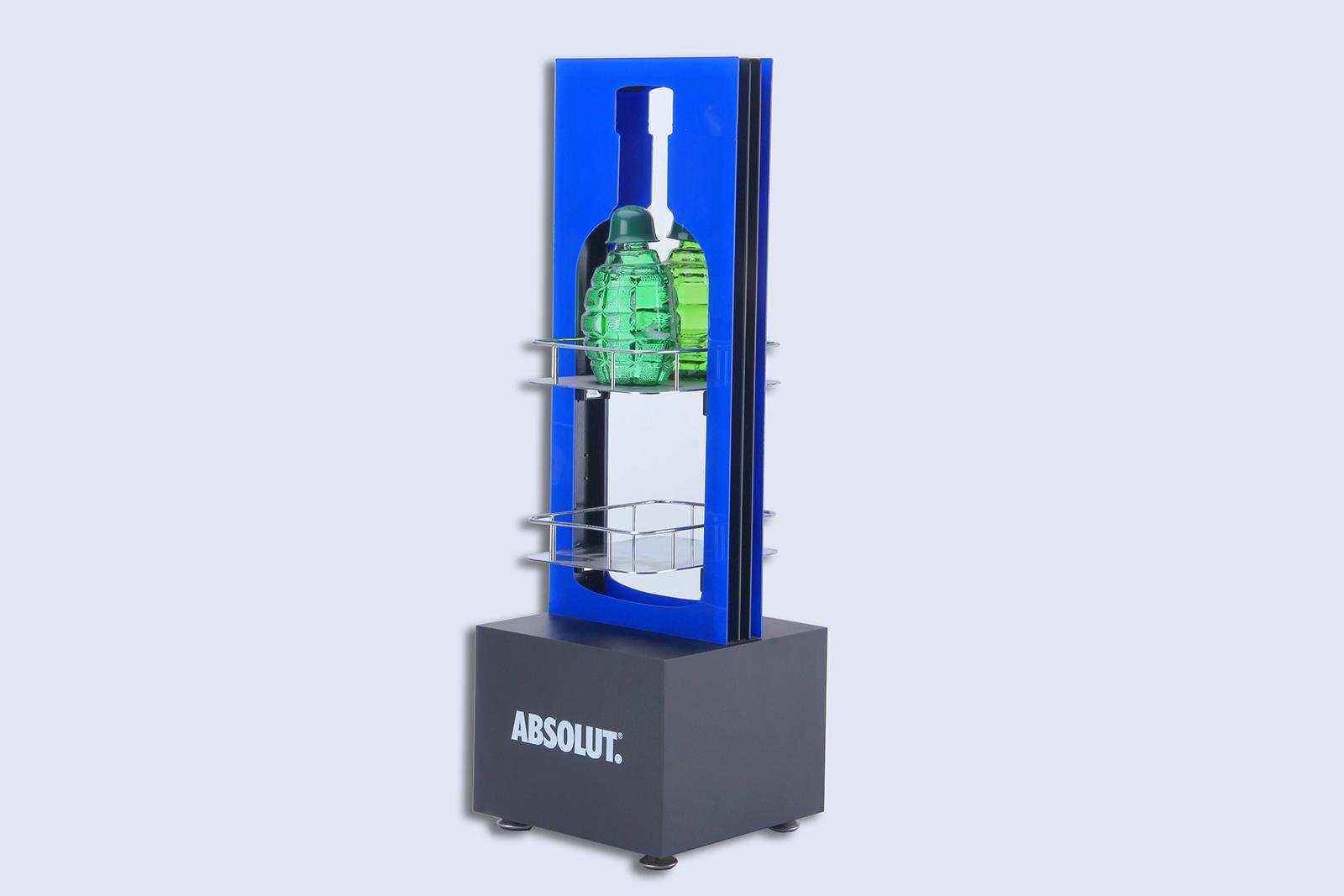 Acrylic wine rack Acrylic Merchandising Display Acryl display stand 5
