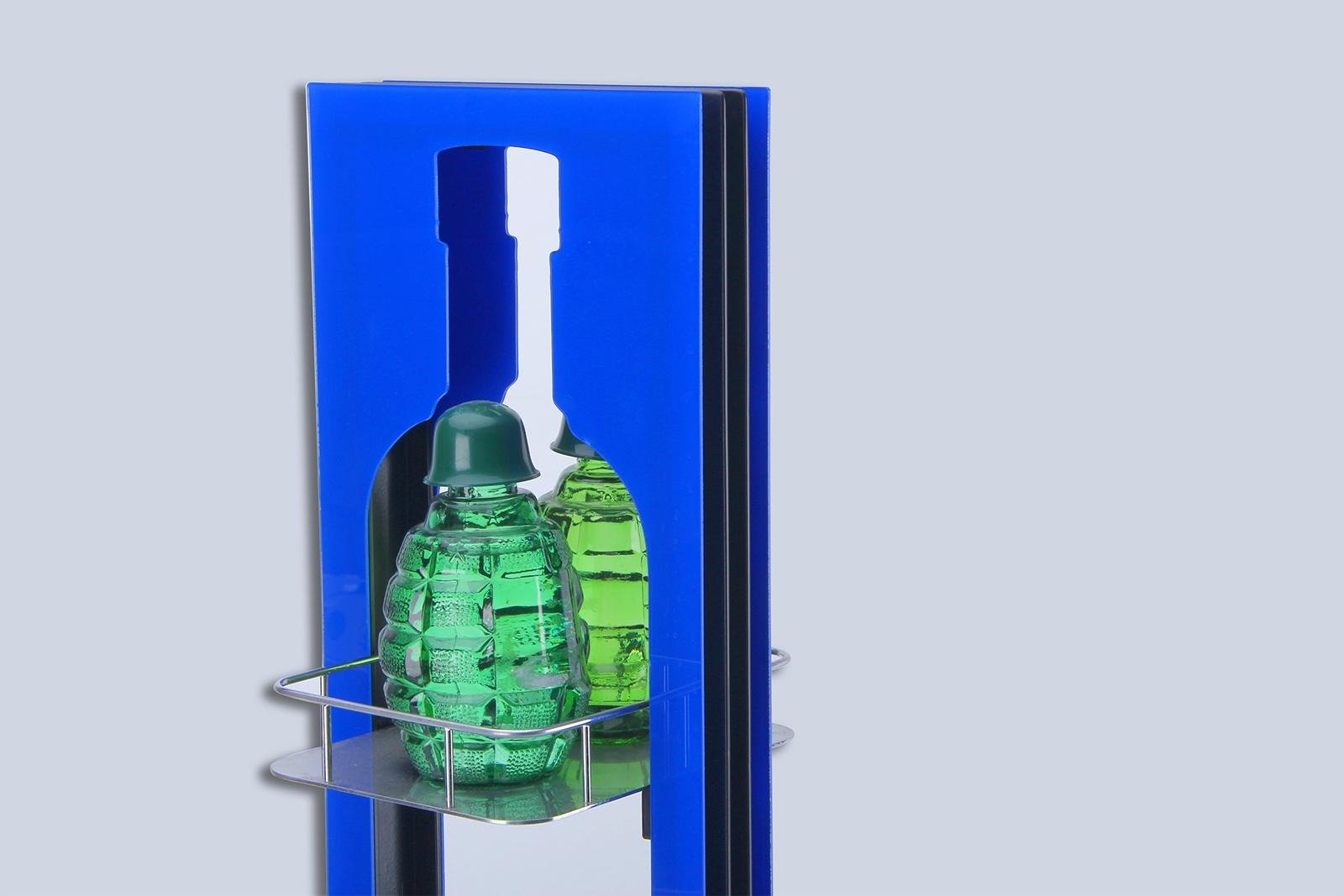 Acrylic wine rack Acrylic Merchandising Display Acryl display stand 3