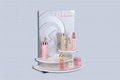 Lucite acrylic cosmetic display cabinet shelf