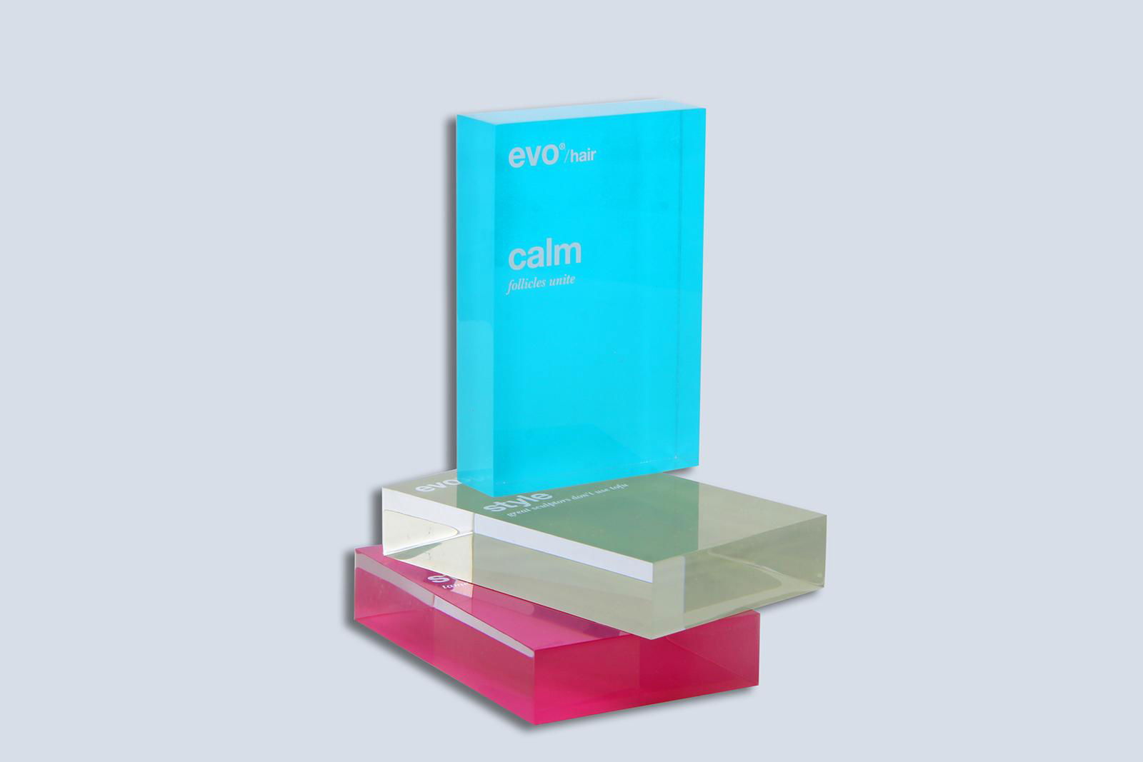 Acrylic display spinners Acrylic block frames Acrylic solid block 2