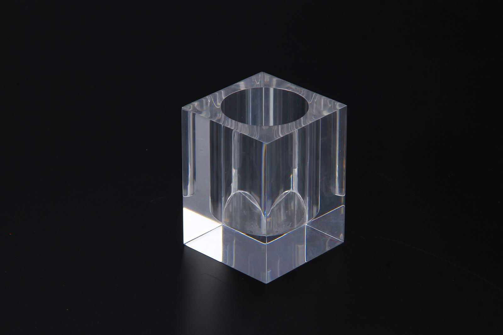 亚克力笔筒杯子展示架 有机玻璃展示架 日用品收纳盒 亚克力盒 3
