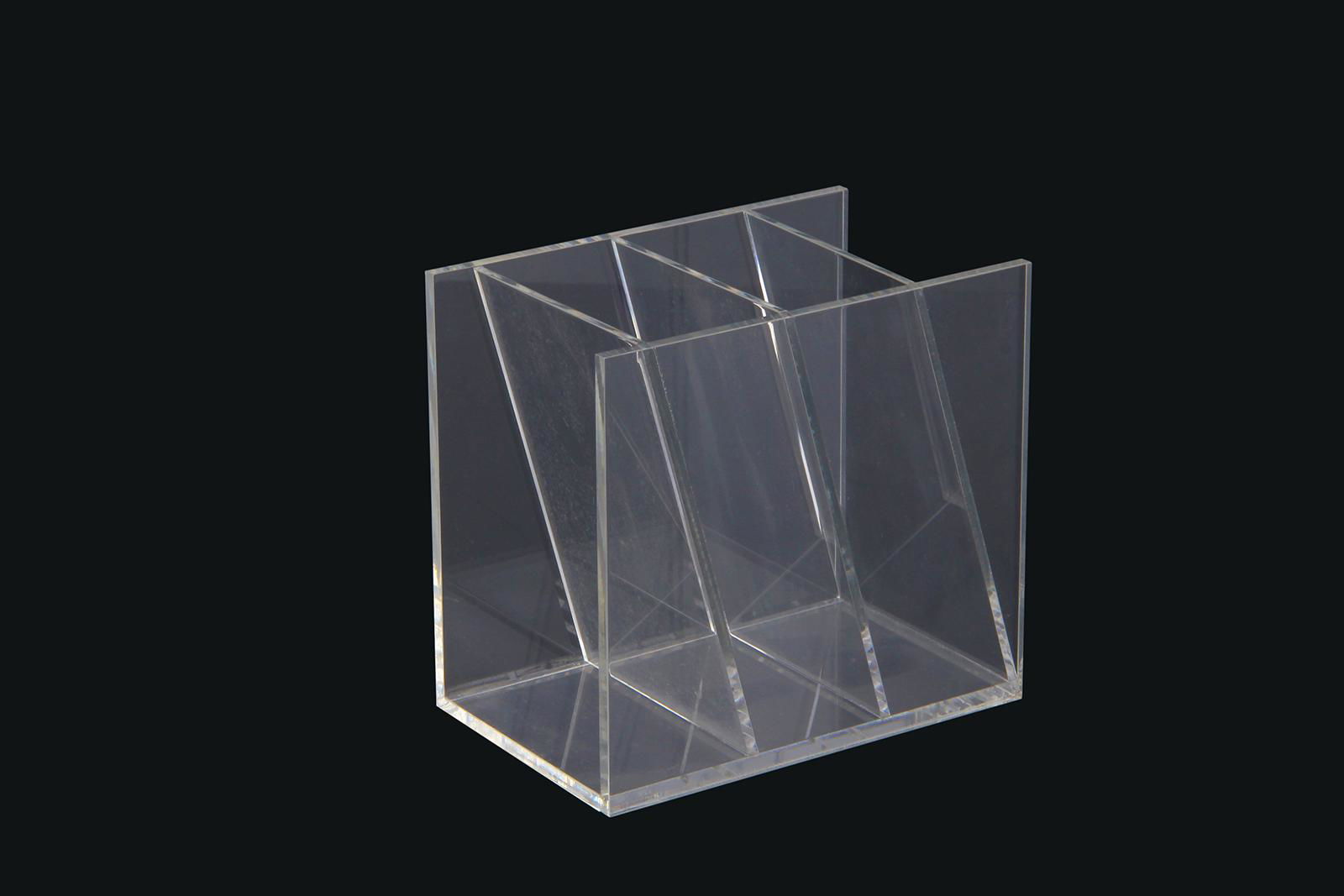 亞克力透明玻璃收納展示架 2