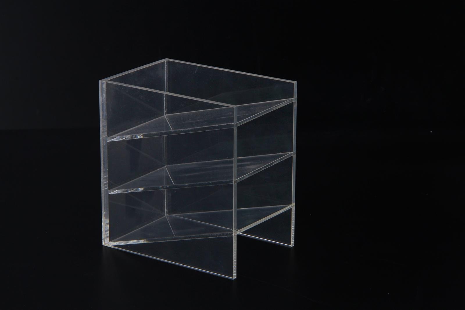 亚克力透明玻璃收纳展示架 4