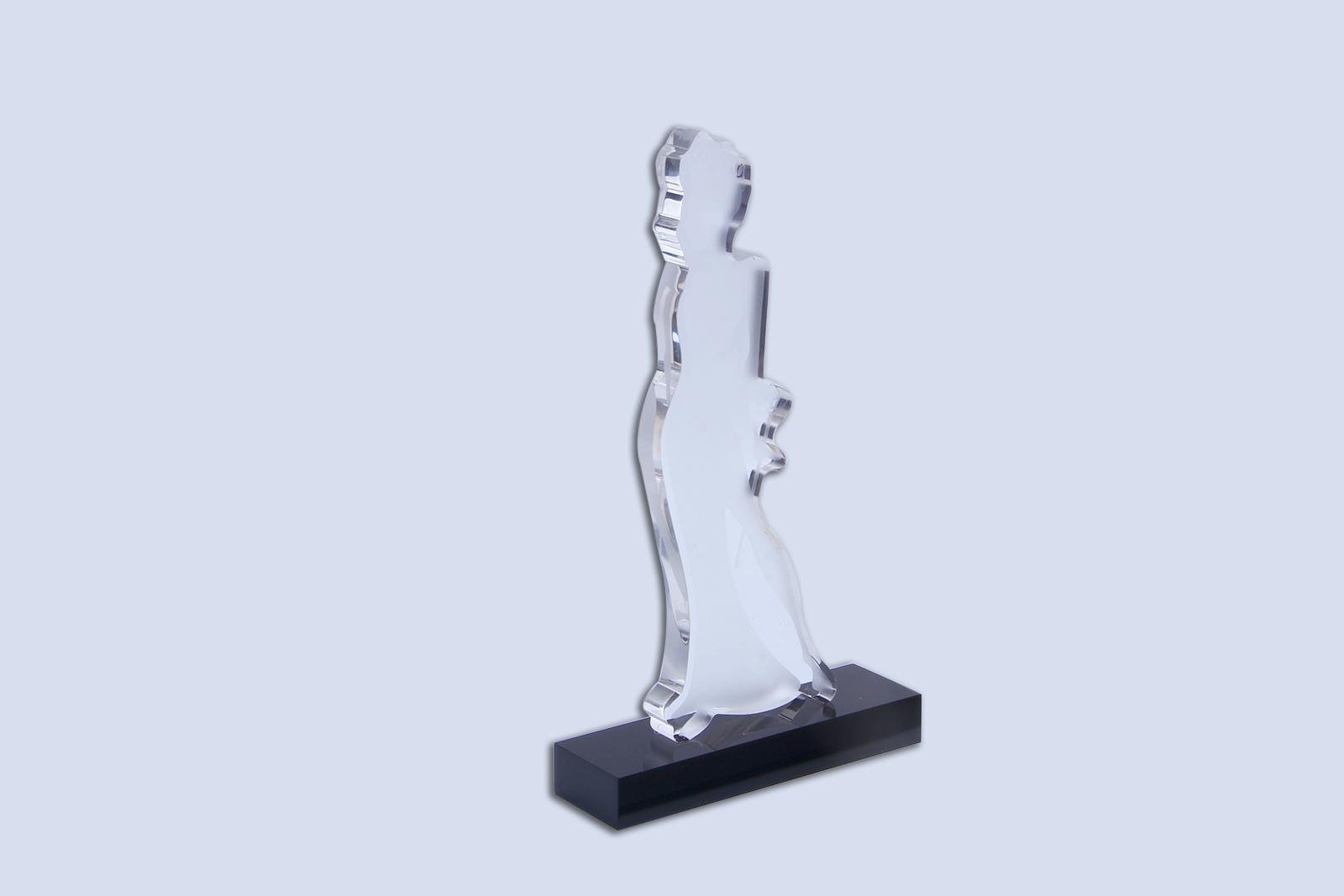 Plastic acrylic glass trophy Perspex acrylic troph Acrylic awards 3