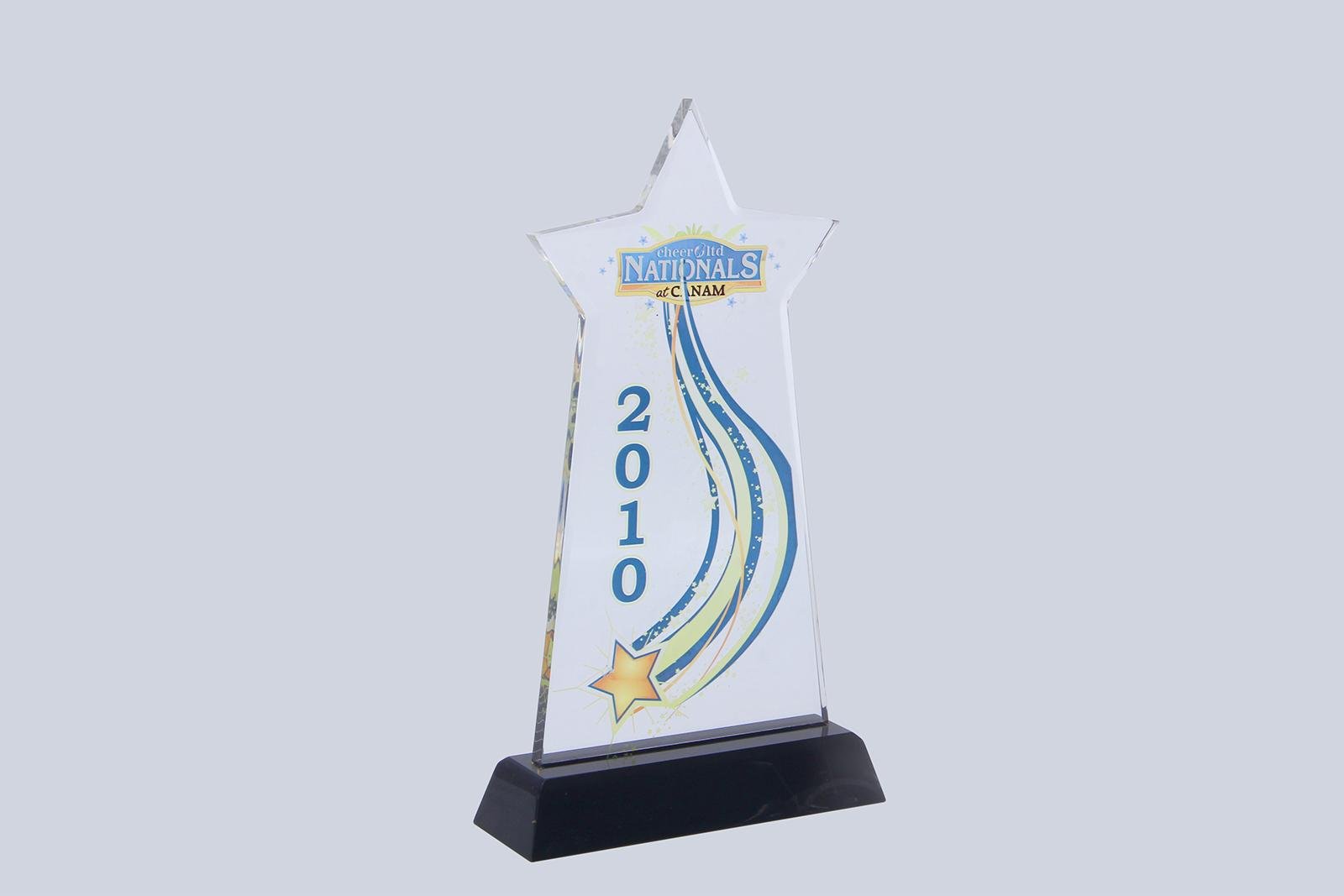 Plastic acrylic glass trophy Perspex acrylic troph Acrylic awards 2