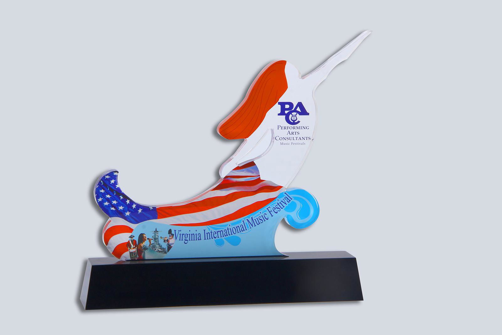 Custom acrylic award