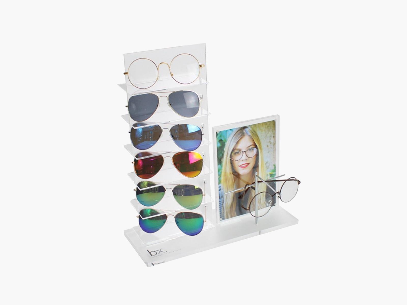 Eye Wear Display Stands Acrylic transparent Acrylic rod