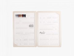 Acrylic display book Nail Swatches Custom Acrylic Makeup