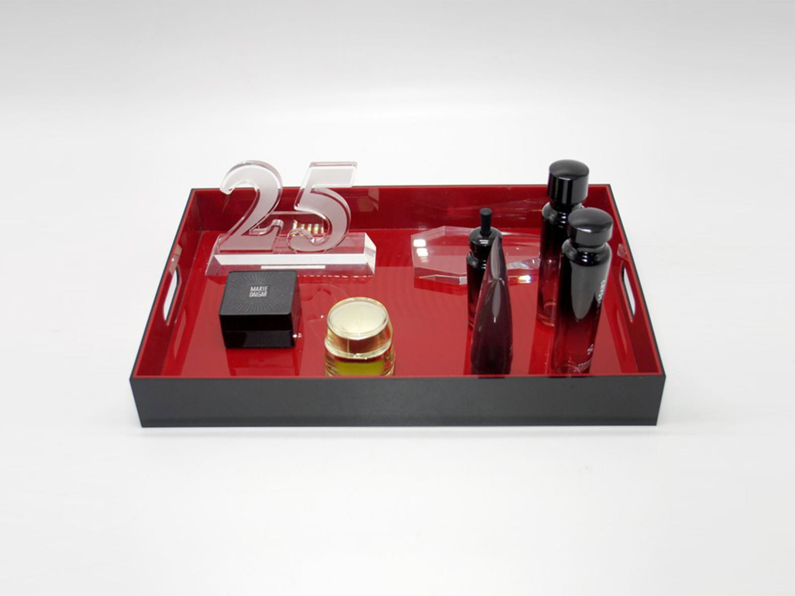 cosmetics tray