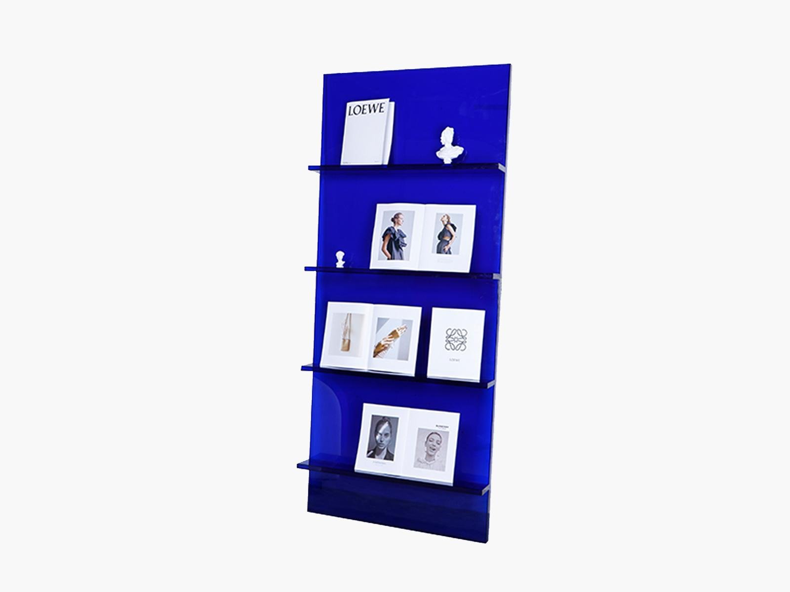 Acrylic Bookshelf INS display stand Floor shelf