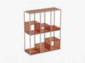 Acrylic shelf Creative bookshelf Office