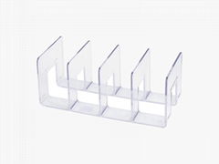 Acrylic transparent book stand Storage rack Data shelf