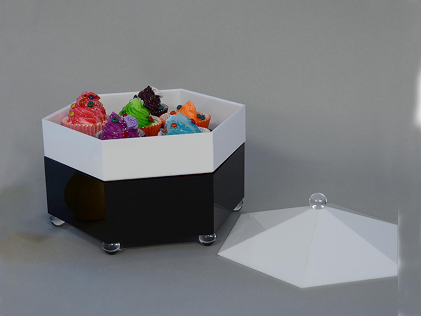 亞克力糖果盒 巧克力盒 有機玻璃亞克力托盤盒 3