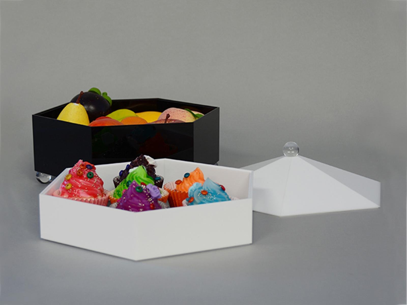 Acrylic candy box Chocolate box Plexiglass acrylic serving tray case 4