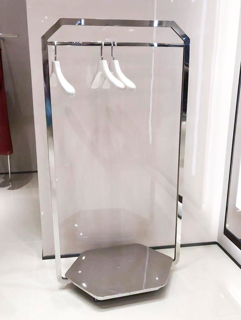 NAERSI Design Acrylic Display Women's clothing display rack Showcase 5