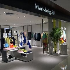 Marisfrolog Design Acrylic Display Women's clothing display rack Showcase
