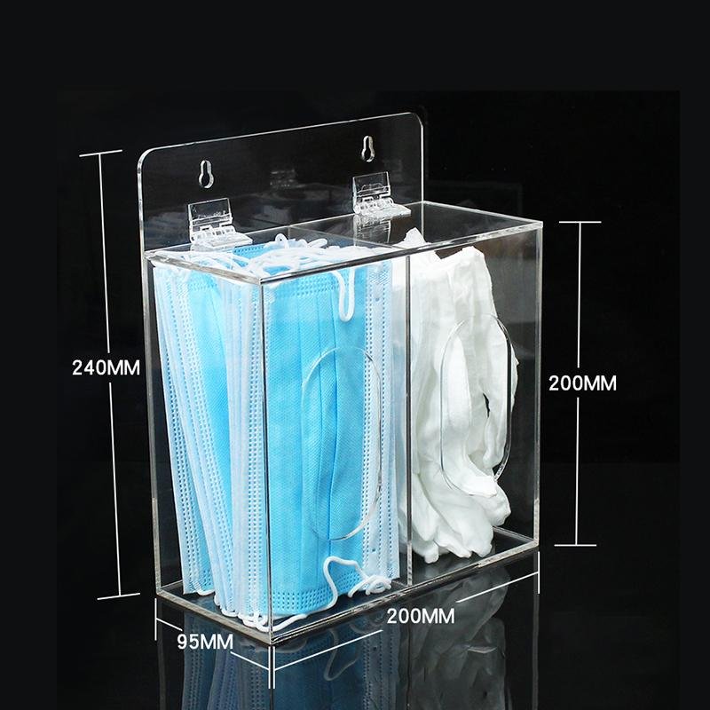 Transparent box disposable latex glove box Acrylic transparent
