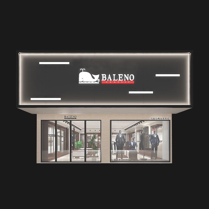 BALENO LClothing acrylic display,case stand Acrylic sign holder Display Stand