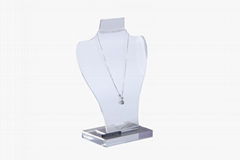 Acrylic necklace display stand Acrylic jewellery display transparent