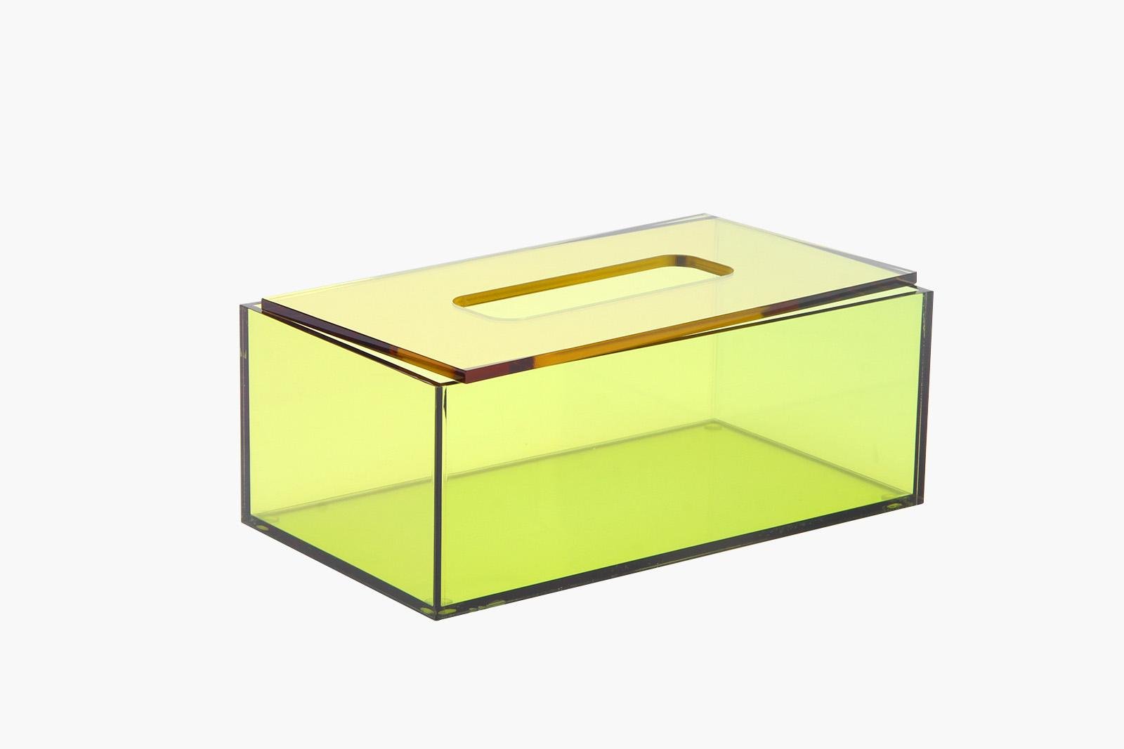 亞克力方形抽紙盒 透明有機玻璃盒 鏡面亞克力收納