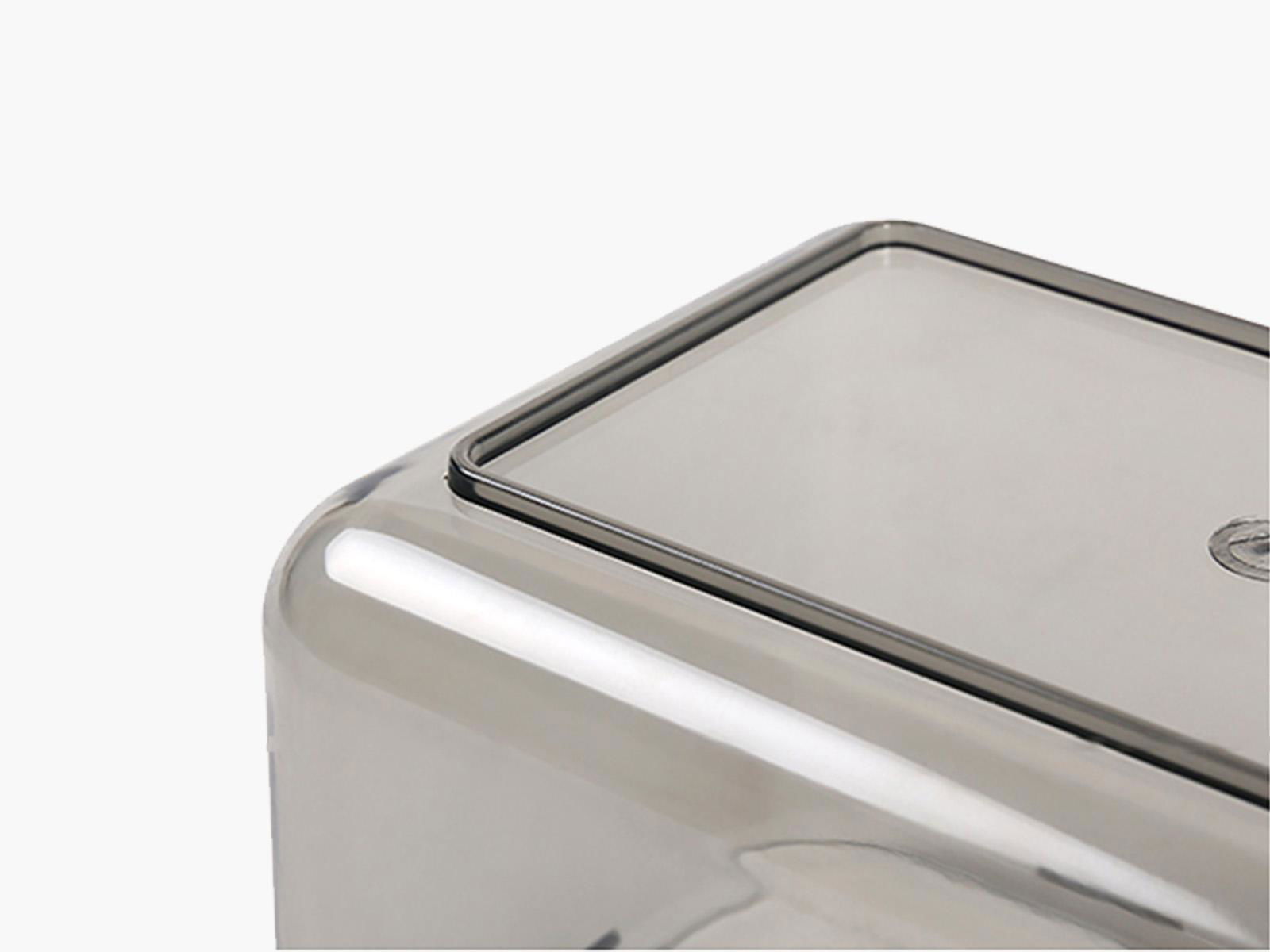 Acrylic tissue box Clear perspex tray organizer tray Wooden box 5