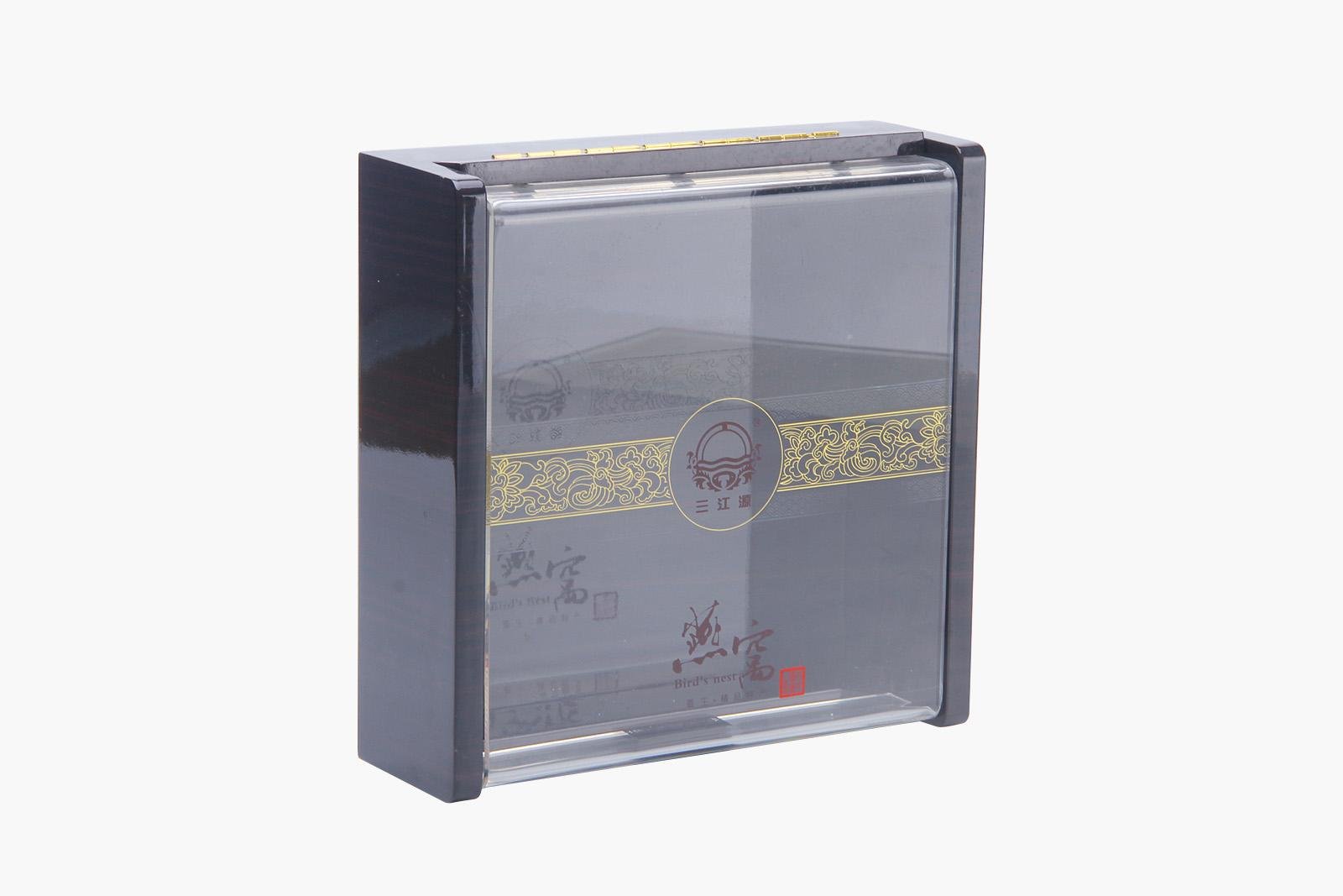 亞克力燕窩盒保健盒 金屬收納盒 透明有機玻璃盒 2